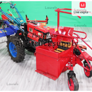 Small corn harvester, household diesel hand pusher, single row12 horses without electricity start walk-behind tractor