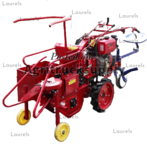 Small corn harvester, household diesel hand pusher, single row New 192 Diesel Electromechanical Start (with Seat)