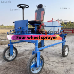 Farmland four-wheeled spraying vehicle, elevated sprayer, 300 acres of land, diesel four-wheeled