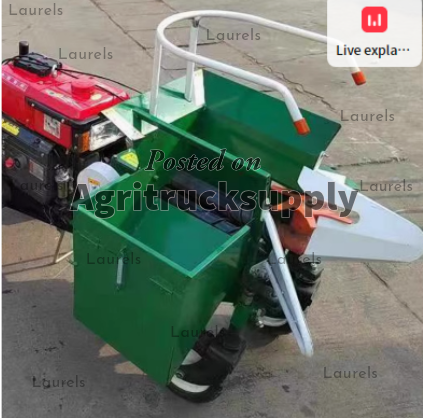 Small corn harvester, household diesel hand pusher, single row 21 green headers