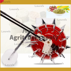 Manual Planter Horticultural planting, hand-pushed wheel, 8-mouth, PC transparent type, plant spacing 20cm