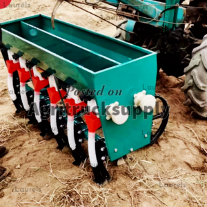 Sowing separately with 6 rows of  handhelds seeder, sowing and fertilizing machine