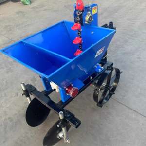 Potato planter, walk-behind tractor, crawler micro-tiller, ditching, sowing, fertilization