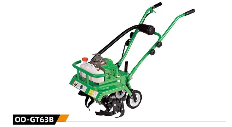 small rotary tiller, micro cultivator, trencher, plougher, two-stroke, gasoline - Image 2