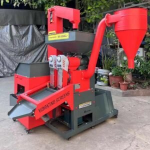 rice mill 600kg output double head, stone removal machine