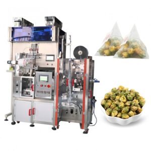 Compacted Pyramid Tea Bag With Envelope Machine