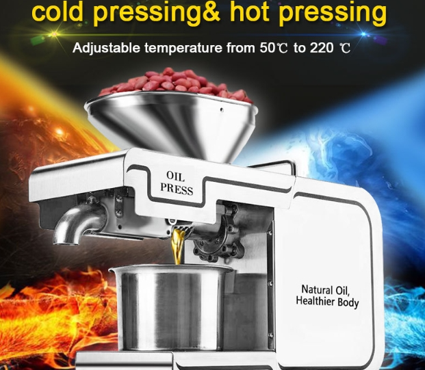 oil press machine. sesame, peanuts, automatic household oil press