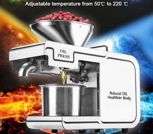 oil press machine. sesame, peanuts, automatic household oil press - Image 3